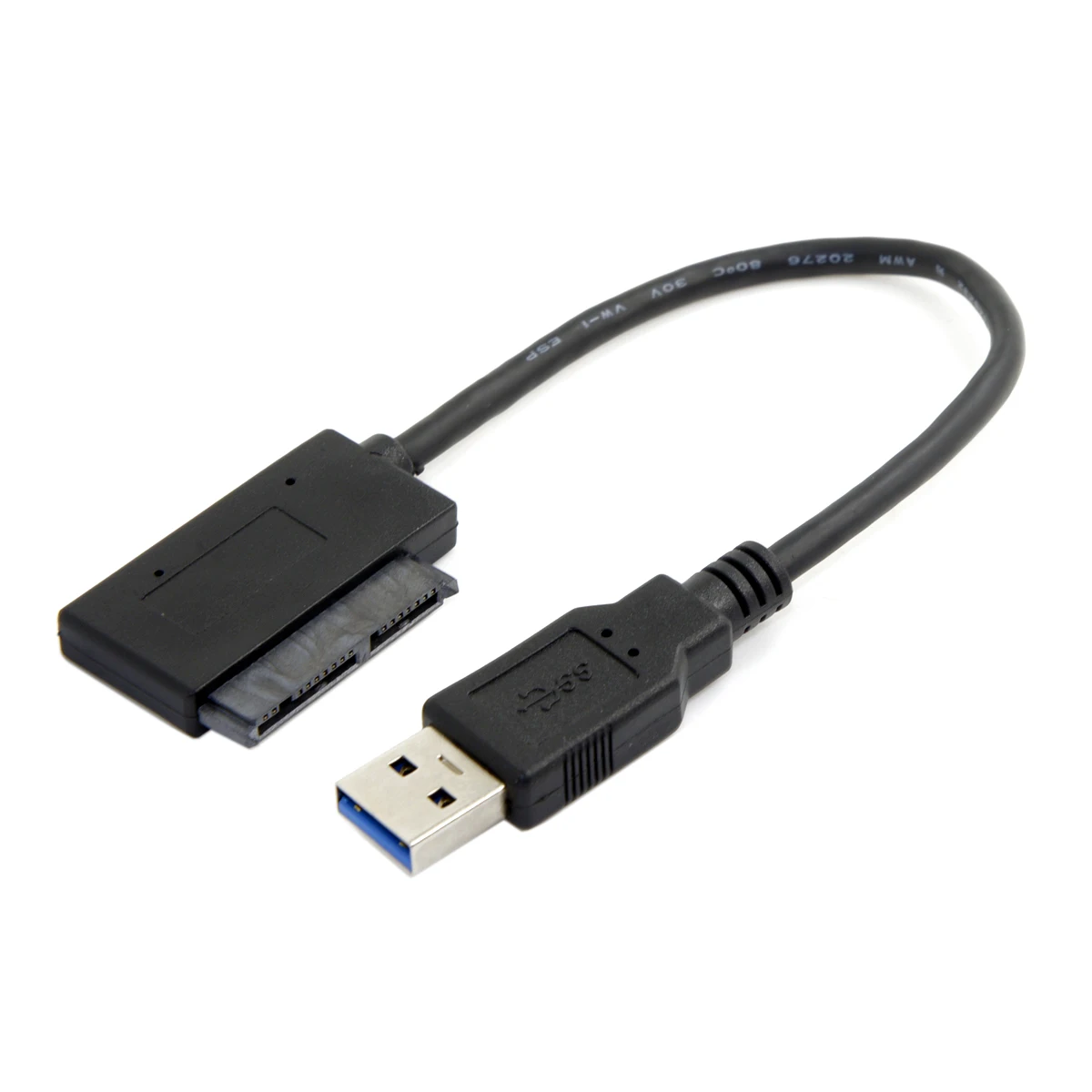 USB to Micro SATA Cable Adapter 7+9 16 Pin 1.8