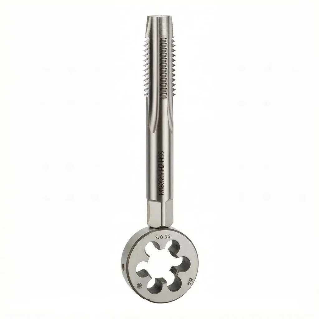 HSS Metric Tap and Die Set for Metal Work, Complete Machining Kit Includes M23 M27 M32 M39 Right Hand Thread Tools