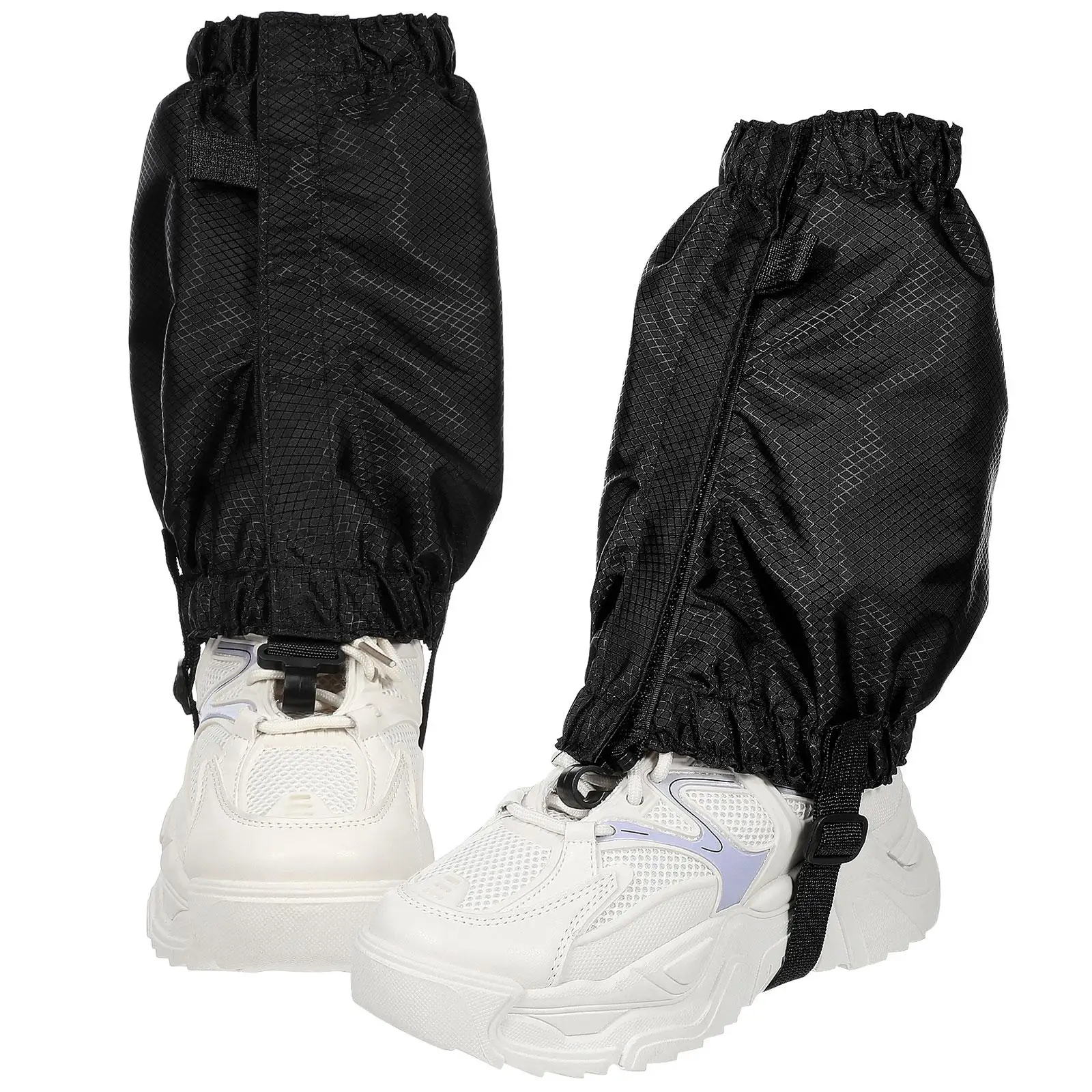 

Anti Tear Boot Gaiters Snow Boots for Men Waterproof Walking Ski Women Black Ankle Travel