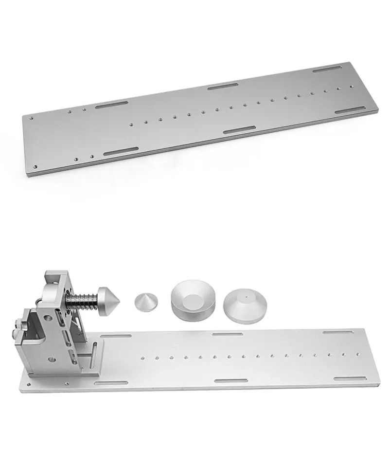 LY D80 D100 Rotary Axis Upgradeable Movable Platform Kit For Fiber Laser Carving Engraving Marking 600MM Length With Adjustable