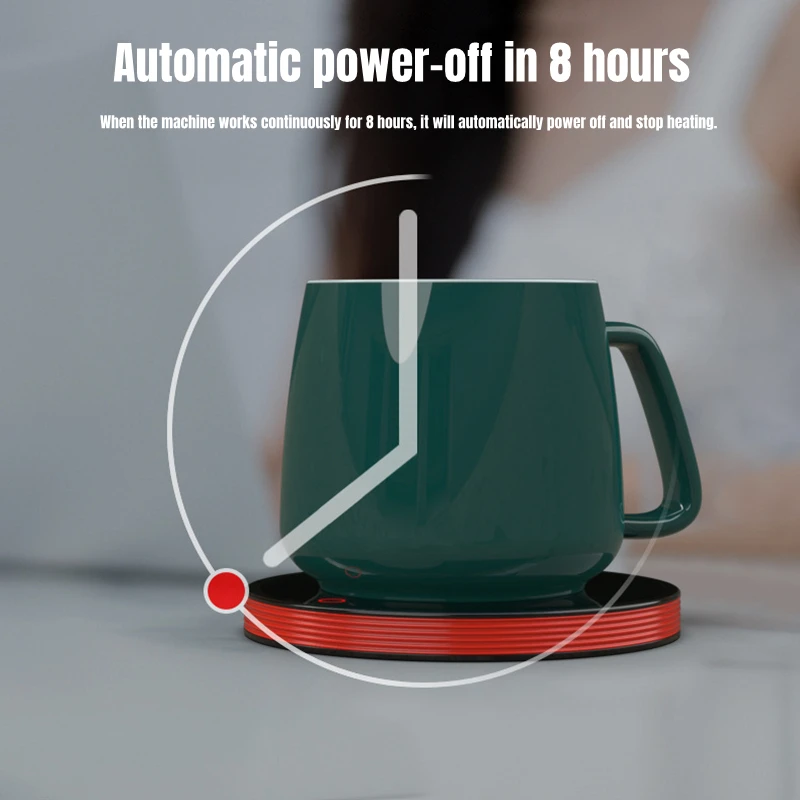 New Cup Heater Mini Portable Heating Coaster Keep Milk Drinks Water Warm 2 Gear Temperature For Home Office Coffee Mug Warmer