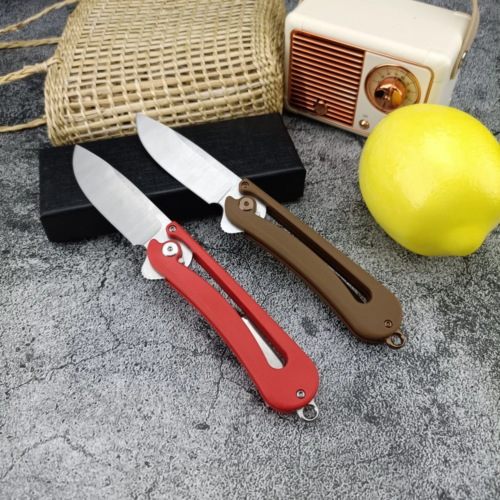 

Компактный складной нож KREMENETSKY для активного отдыха, EDC-нож для фруктов, кухонный нож, нож для резки, портативный легкий инструмент для путешествий с клипсой