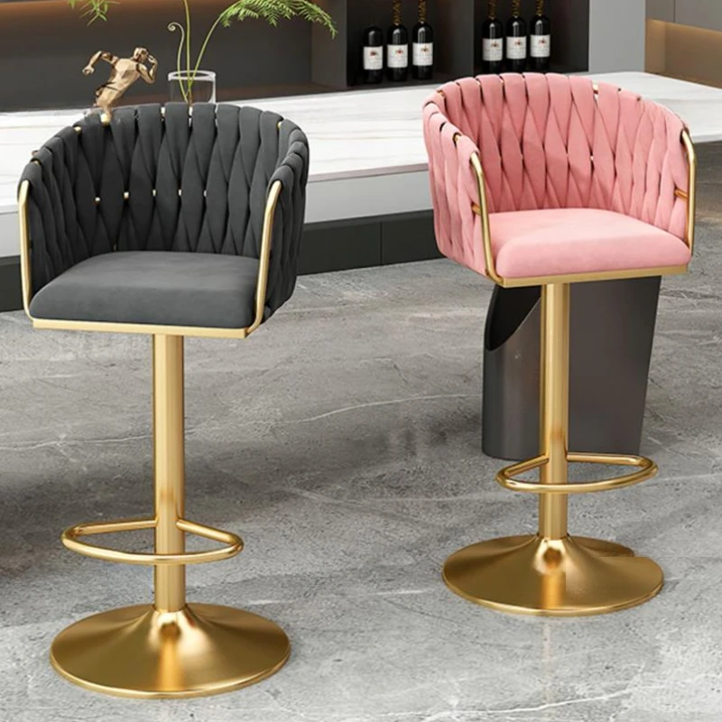 

Counter Backrest Bar Modern Furniture Comfortable Accent Salon High Chairs Tabouret Design Stool Counter Kitchen Stools Step