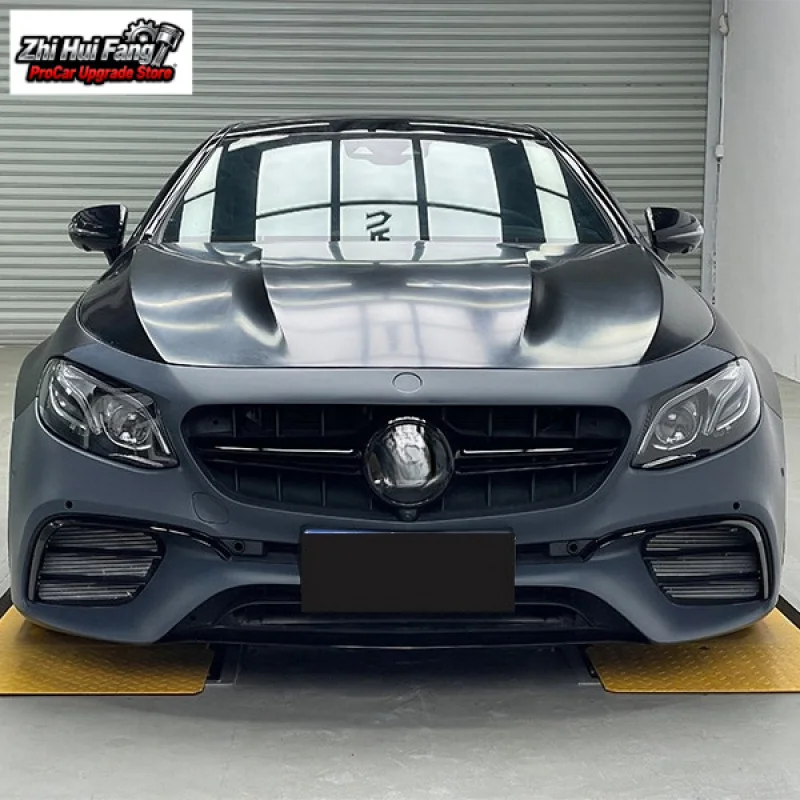 

Подходит для Mercedes-Benz E-Class Coupe W238 16-20, модифицированный передний бампер E63, широкий корпус, крыло, капот