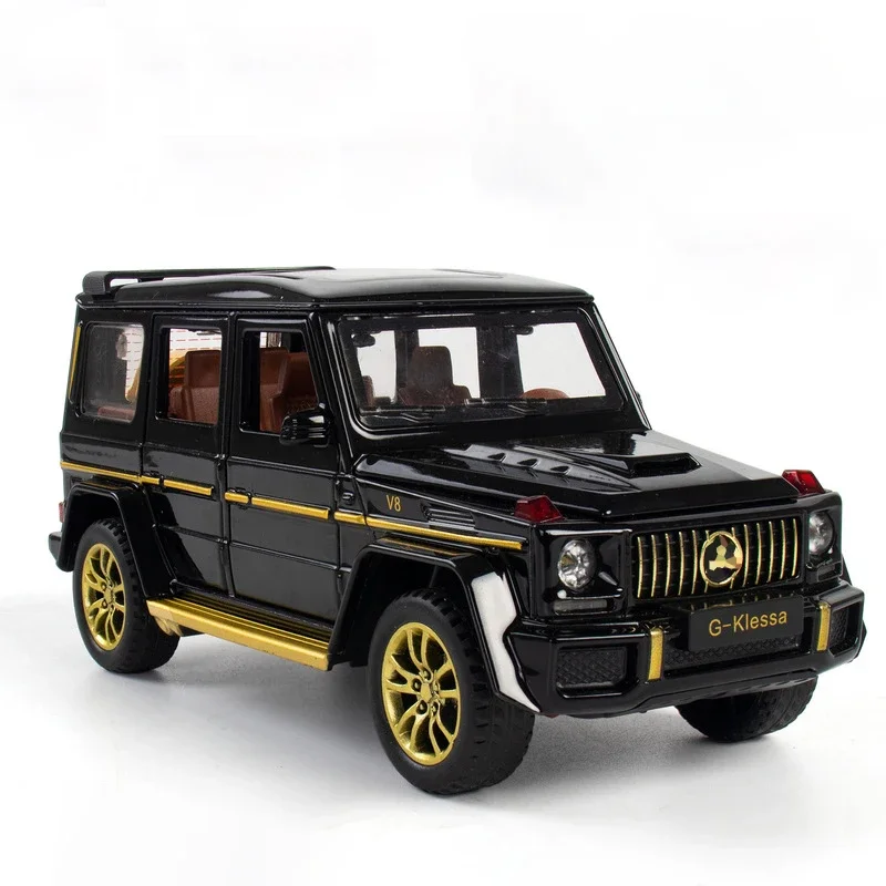 1:32 Legering Pull Back Model Auto Model Speelgoed Geluid Licht Terugtrekken Speelgoedauto Voor G63 G-Klessa Suv Amg Speelgoed Voor Jongens Kinderen Cadeau