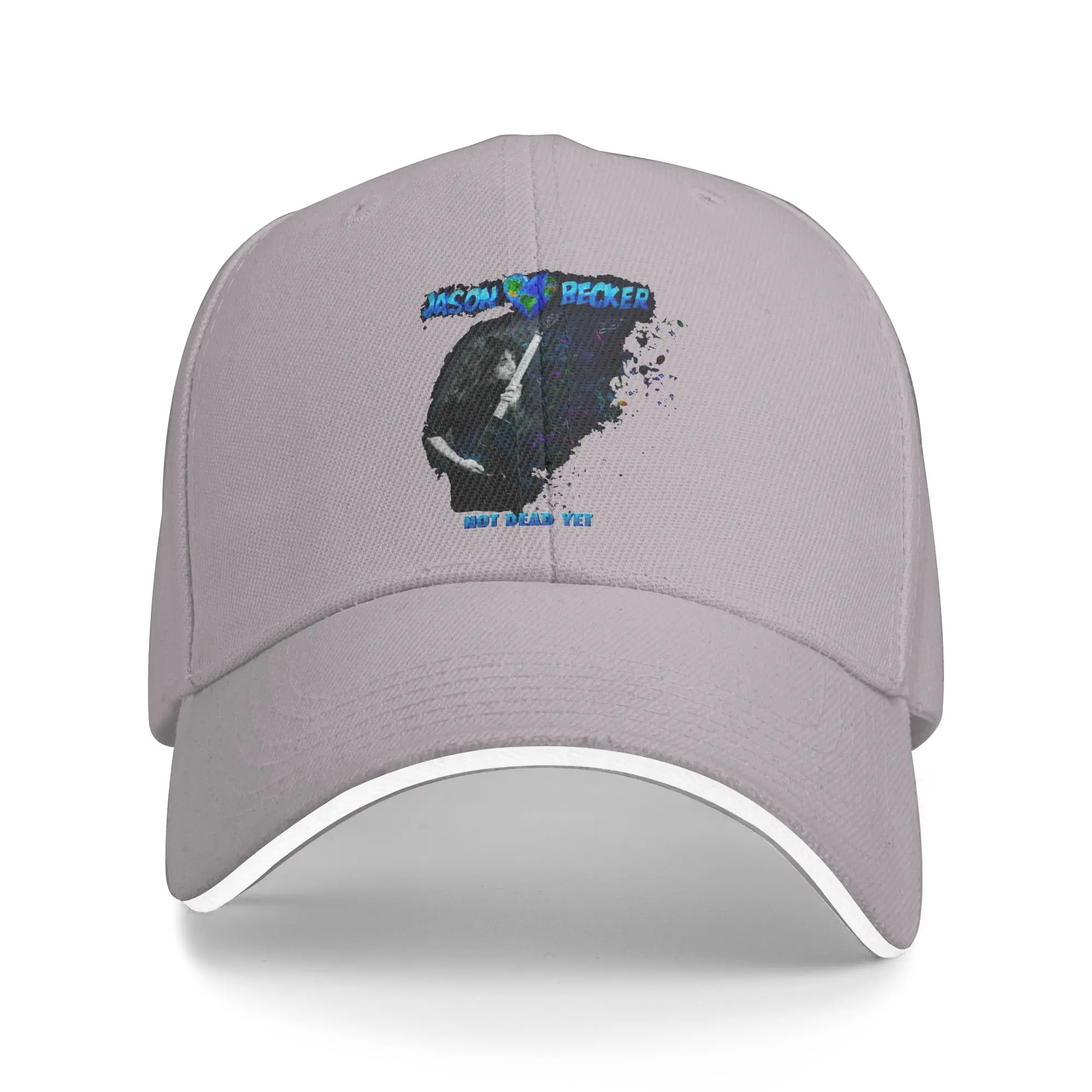 Hot Sale Jason Becker Guitar Kiss Baseball Cap Trendy Summer Woman Cap  Short Trip Summer Woman Cap