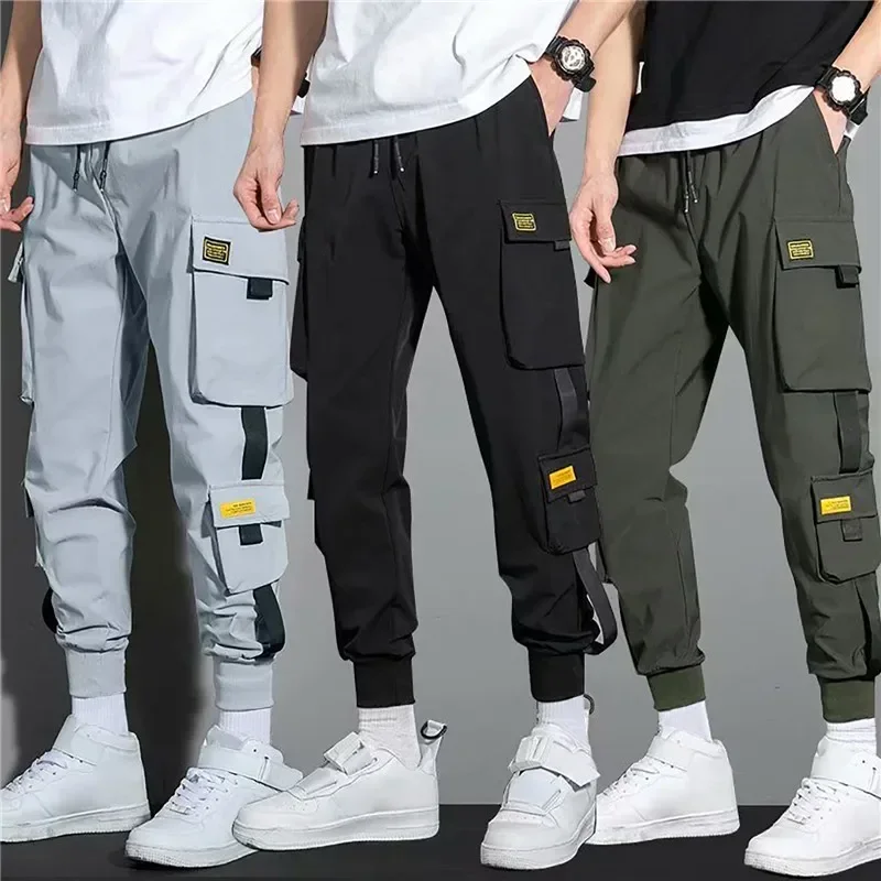 3xl Harem Pants Trousers Cargo Male Sportswear Summer Tactical Tracksuits Jogger Boys 2023 Size Men Autumn Spring Plus Jogging