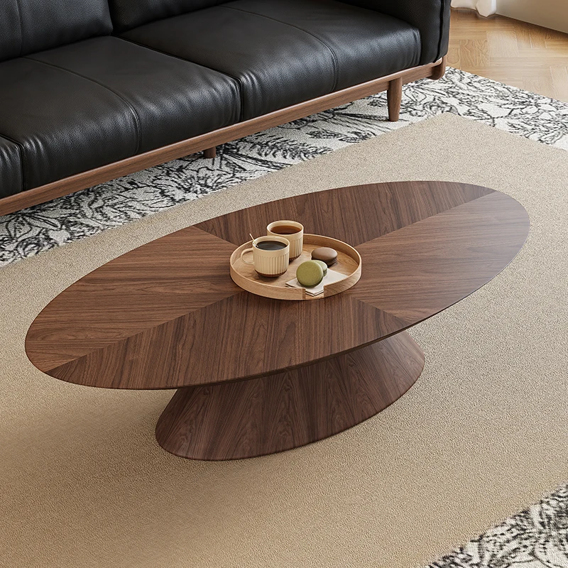 

Italian Minimalist Coffee Table Modern Simple Style High End Oval Set Tea Table Home Furniture Mesas De Centro Para Sala FYCT