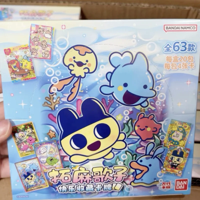 

In Stock 100% Original Bandai Tamagotchi Happy Collection Card Tcg Booster Box Game Cards Rare Ussr Usr Cards Gifts Toys