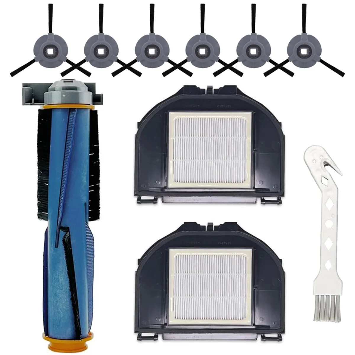 Para tubarão rv2310ae matriz robô aspirador de pó escova lateral principal filtros hepa peças reposição vácuo