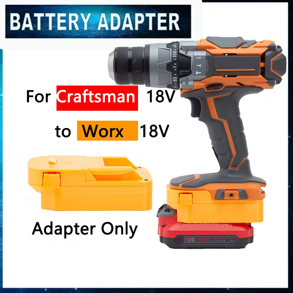 

Battery Adapter Convert For Craftsman 20V Li-Ion Battery to Ridgid 20V MAX Cordless Tool Convertor Electric Drill Accessories