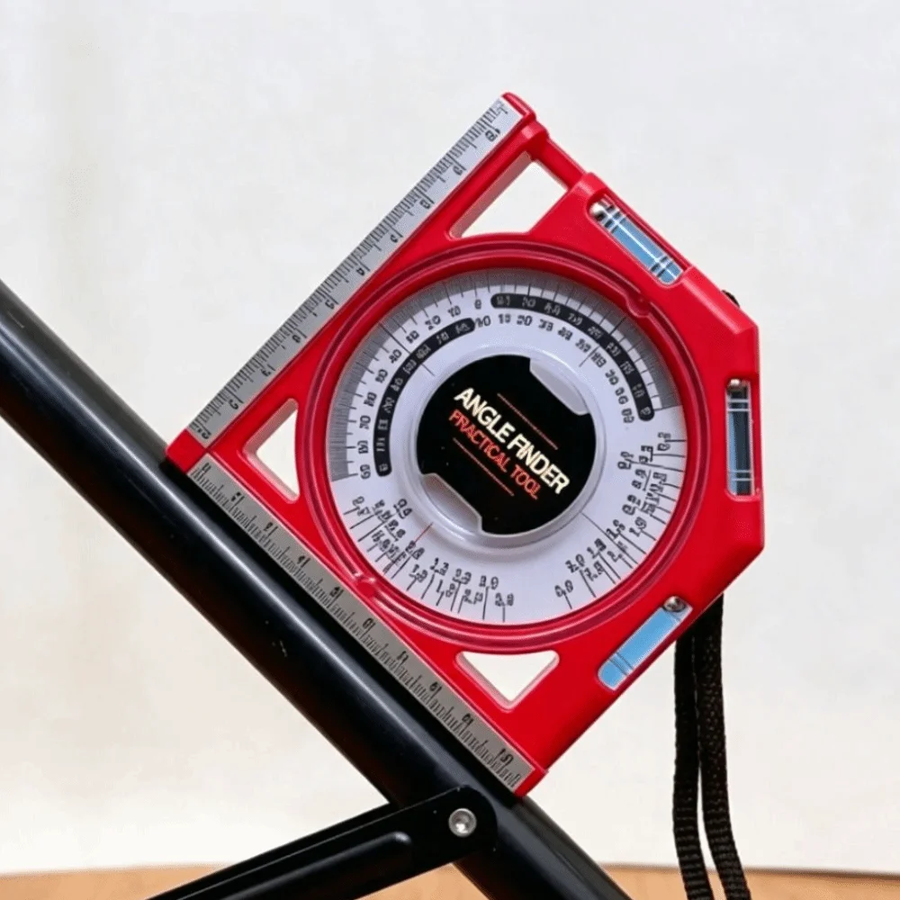 Multi-function Level Bubble Angle Finder Clear Scale Dial Powerful Magnet Inclinometer Portable Slope Scale Protractor Surveying