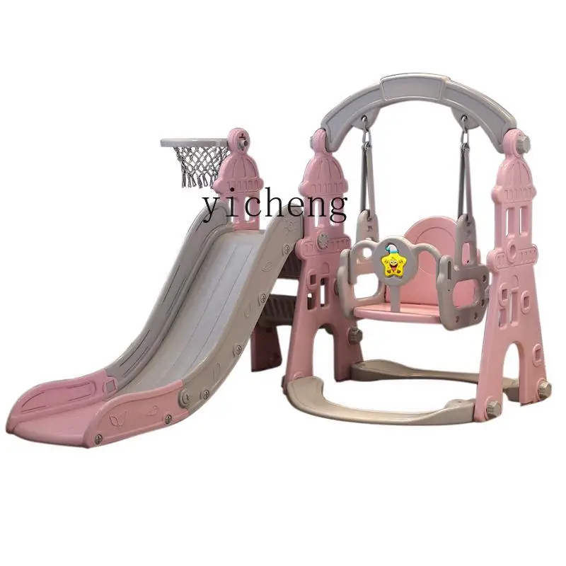 

YY Children's Sliding Stairs Indoor and Outdoor Home Infant Children Swing Plastic Slide