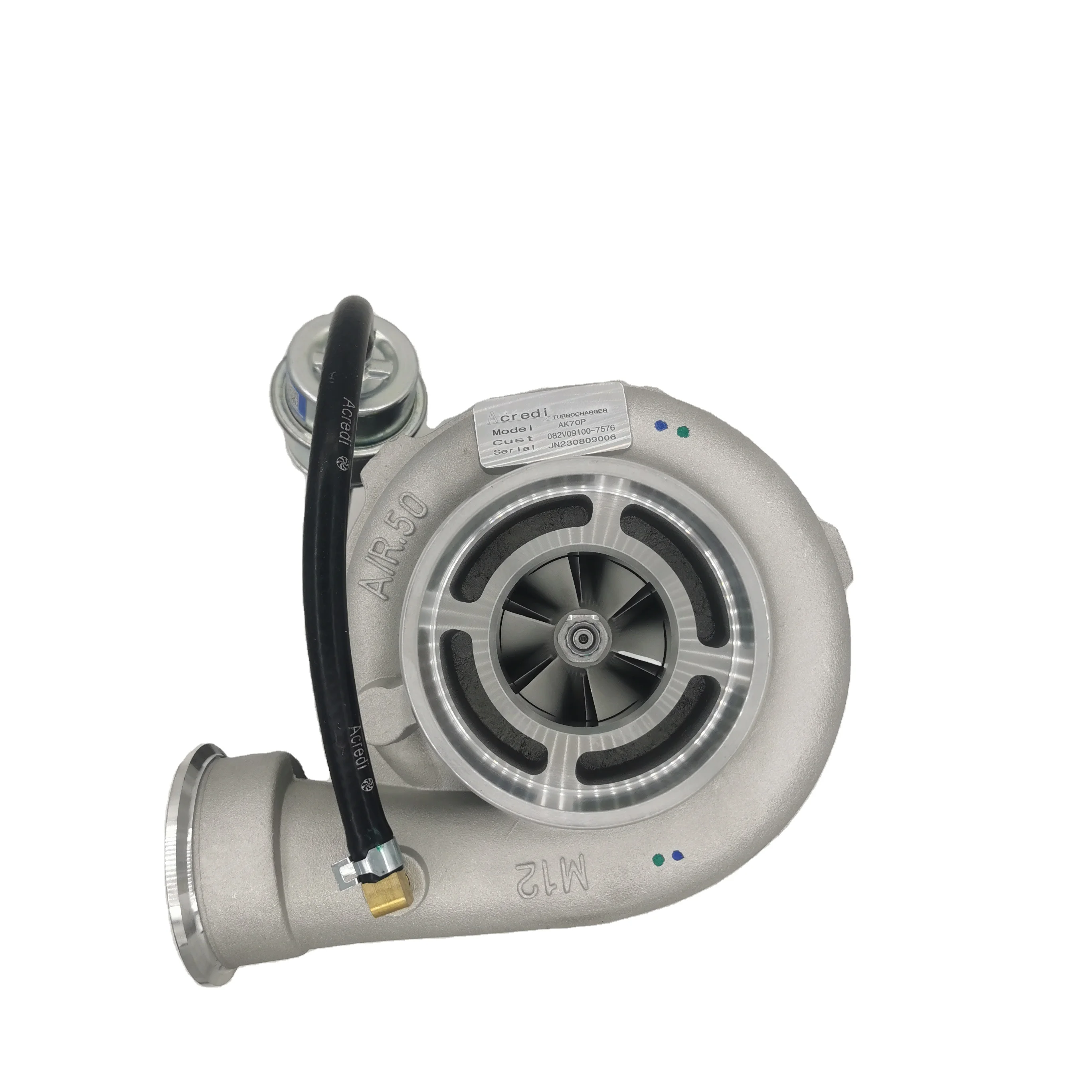 

SINOTRUK MC07 Turbocharger 082V09100-7576 with 32*26*31 Engine Turbocharger Parts
