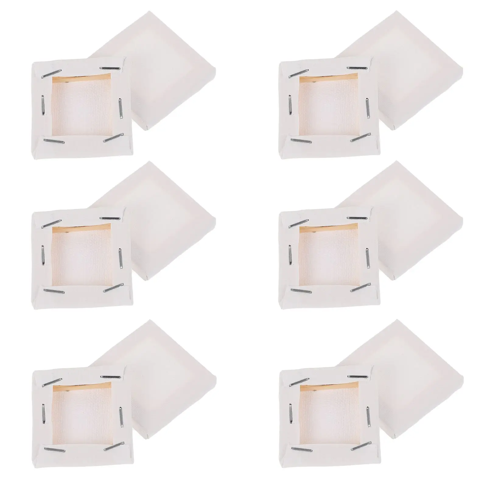 12 Pcs Oil Painting Canvas Stretcher Frames Blank Stretcher Frames Panels for DIY Craft Kids Adults High Quality