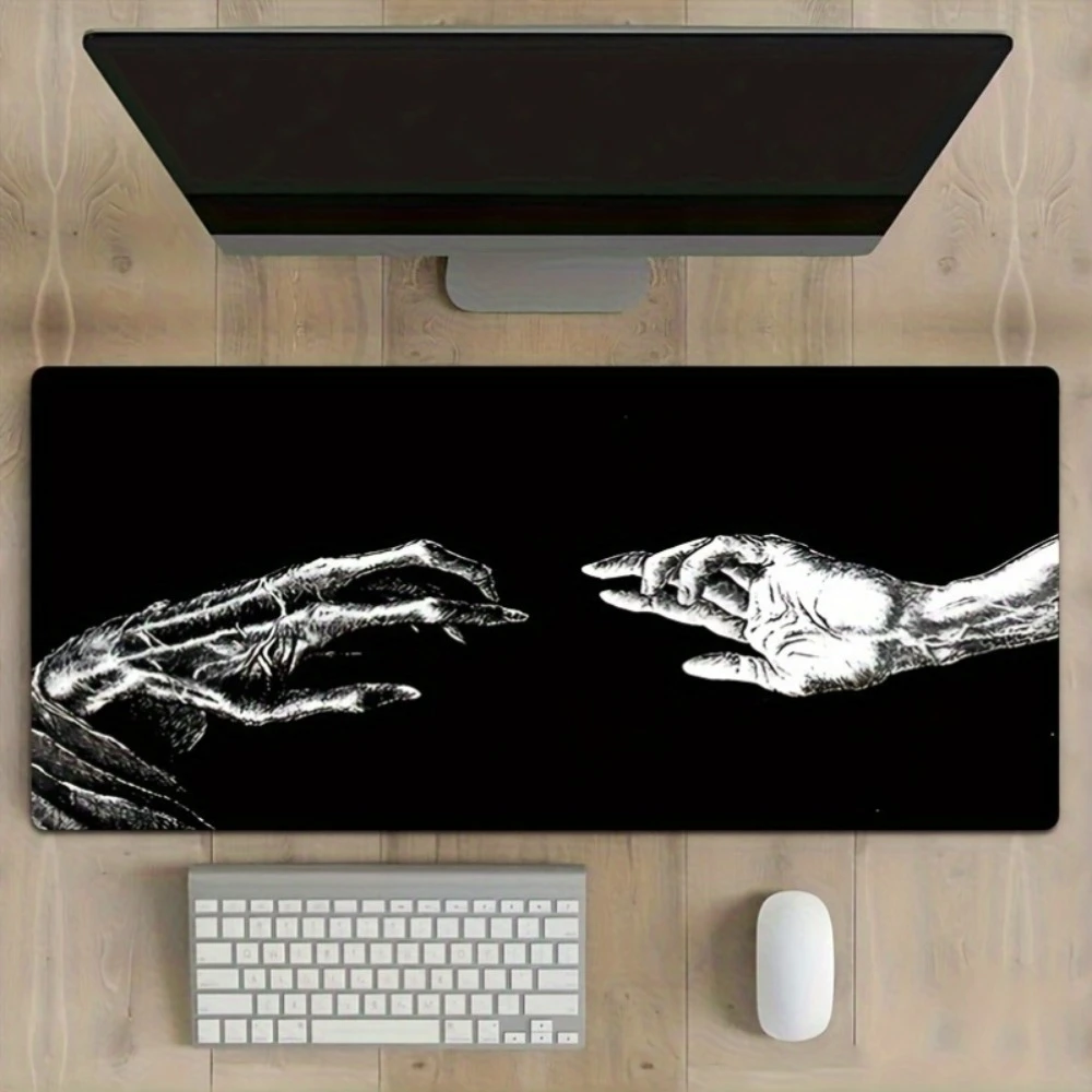 High-resolution graphic mouse pad: A thick and soft, anti-slip desktop pad, a gaming mouse pad, it is the perfect gift