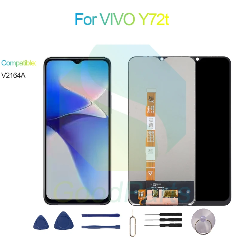 

For VIVO Y72t Screen Display Replacement 2408*1080 V2164A For VIVO Y72t LCD Touch Digitizer