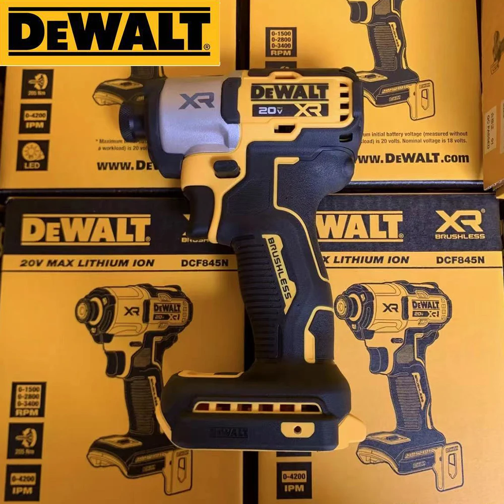 Imagem -04 - Dewalt Dcf845n 20v Max Polegada Motorista de Impacto sem Fio com Dwa2ph2sl Drive Parafuso de Grande Diâmetro Dewalt Ferramentas Elétricas Dcf845