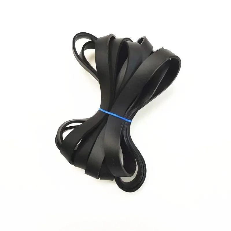 100Pcs Big Black Rubber Bands Strong Rubber Ring Stretchable Sturdy Rubber Elastic Band Office Home Packaging Supply Rubber Tie