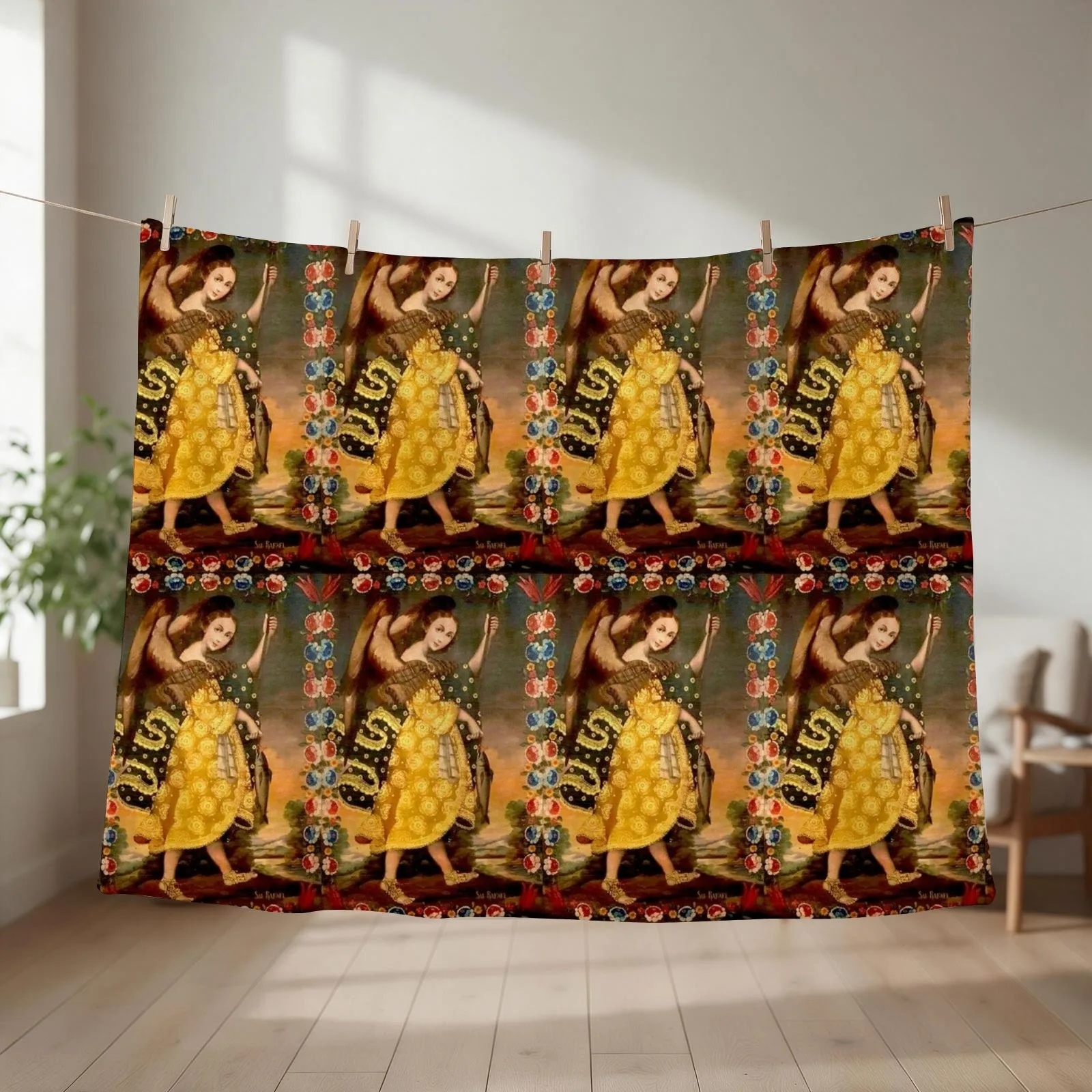 Archangel St. Raphael - Saint Raphael Throw Blanket Sofa Quilt halloween Bed for winter Blankets