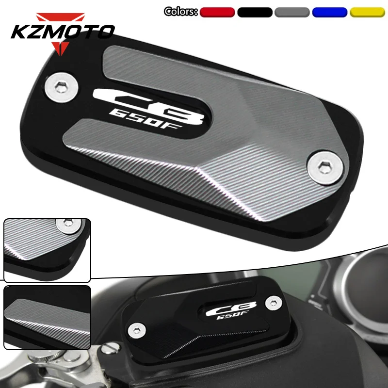 

NEW Motorcycle CNC Front Brake Reservoir Fluid Tank Cover Master Cylinder Oil Cap For Honda CB650F CB 650F CB 650 F 2018-2022