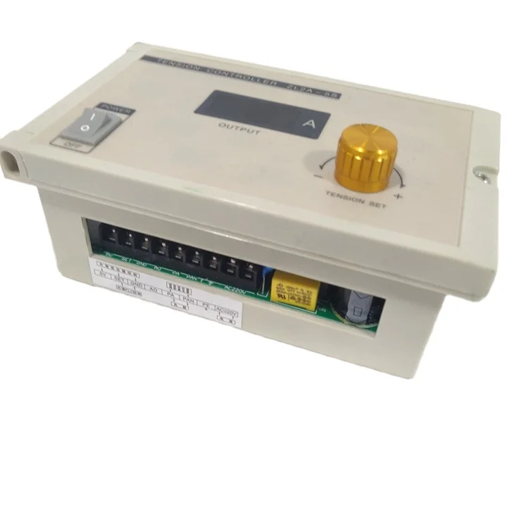 

Automatic/manual controller with tension for magnetic particle clutch/brake