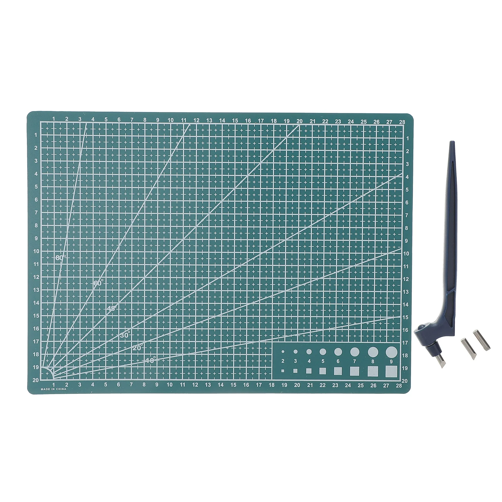 

1 Set Paper Cutter 360° Rotatable Blades Craft Cutting Tool For Scrapbook Art Use Anti-Rust Lightweight