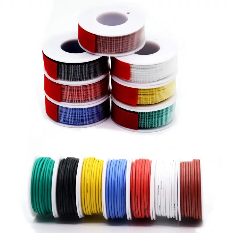 Ultra Soft Silicone Wire (with Scroll) 30/28/26/24/22/20/18/16AWG Silicone Rubber Insulated Tinned Copper Heat resistant Cable