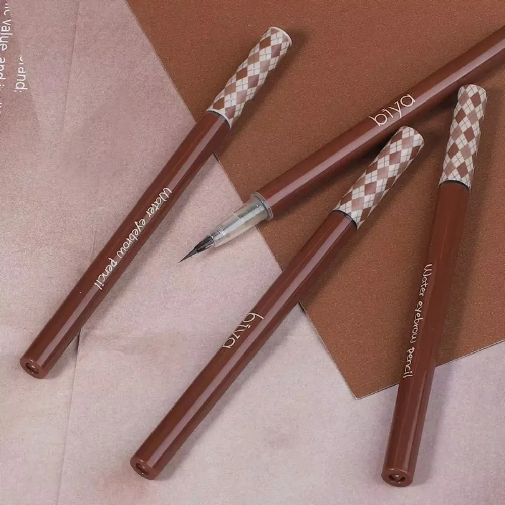Novo lápis de sobrancelha líquido à prova d'água colorfast sem manchas caneta de tatuagem fácil de usar preguiçoso tordo sobrancelha