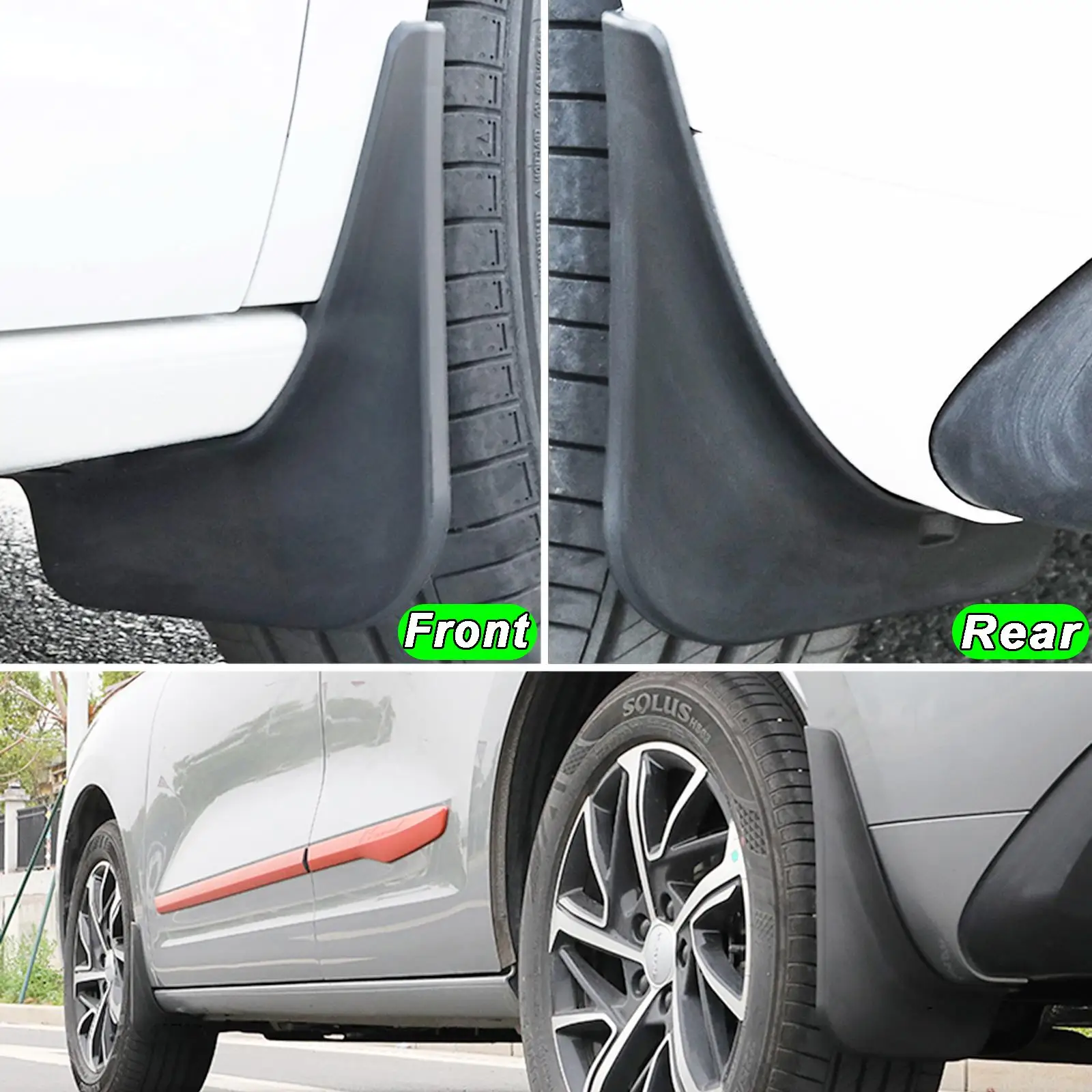 4pcs Mud Flaps For Great Wall Haval Jolion 2021 Auto Front Rear Mudguards Fender Liner Mudflaps Wheel Protector Car Accessories