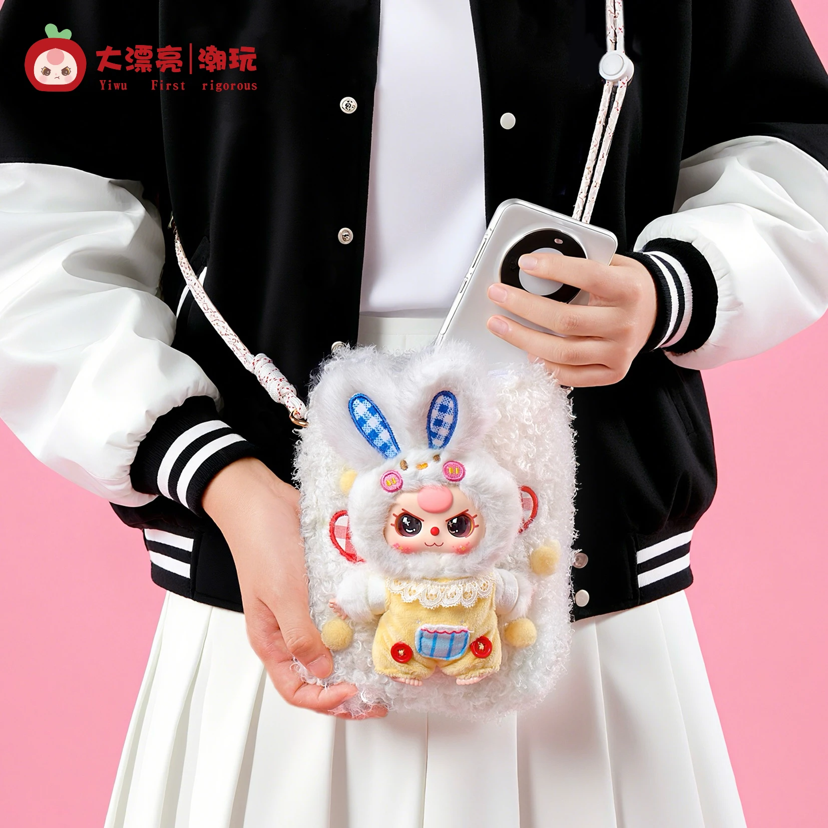 

Подлинная дорожная сумка для мобильного телефона Baby Three V2, слепая коробка, подвеска, милая кукла, аниме-фигурки, загадочная коробка, игрушка-сюрприз, подарок для девочки
