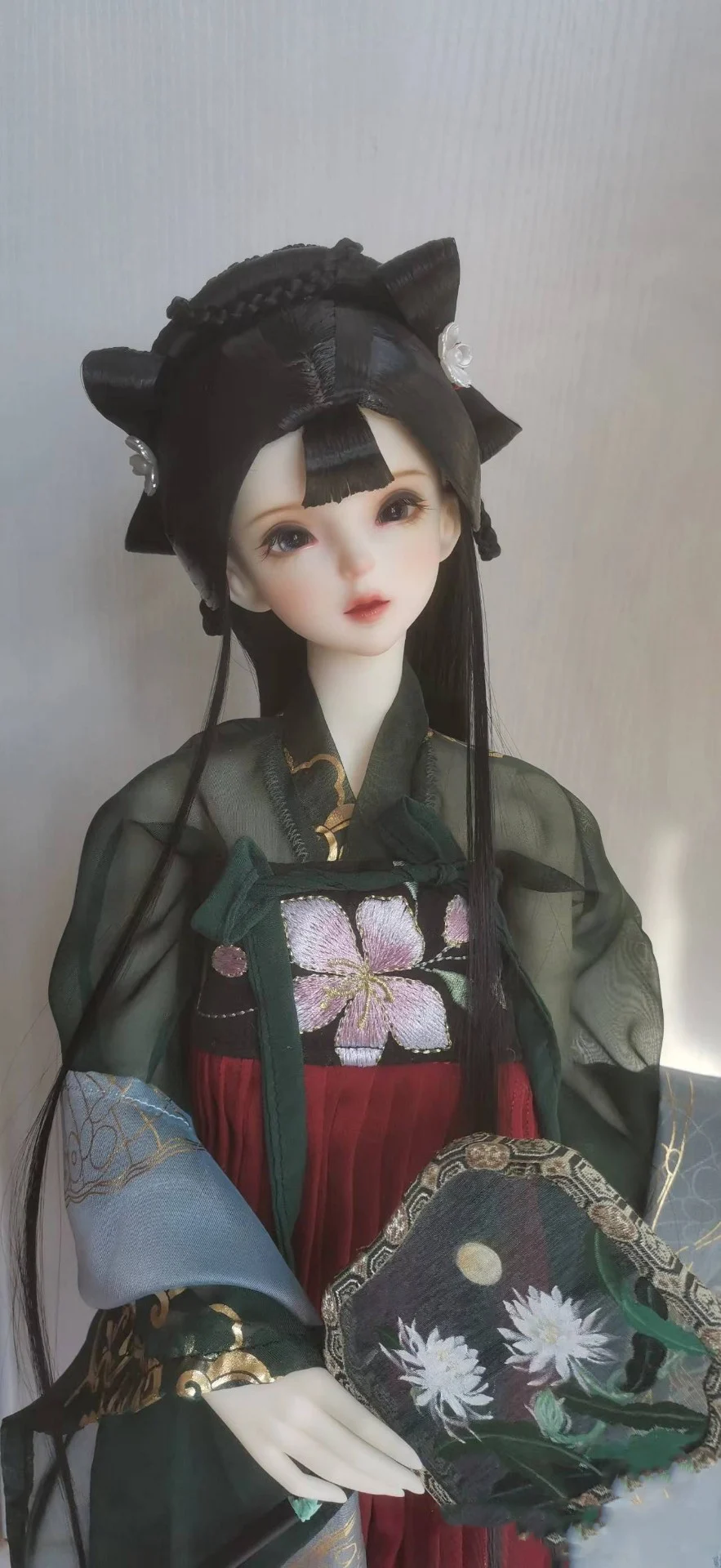 1/4 1/3 Schaal Oude Kostuum BJD Fee Pruik Pop Accessoires Hanfu Antieke Stijl Haar Retro Pruiken Voor BJD/SD MSD SD13 SSDF C1911