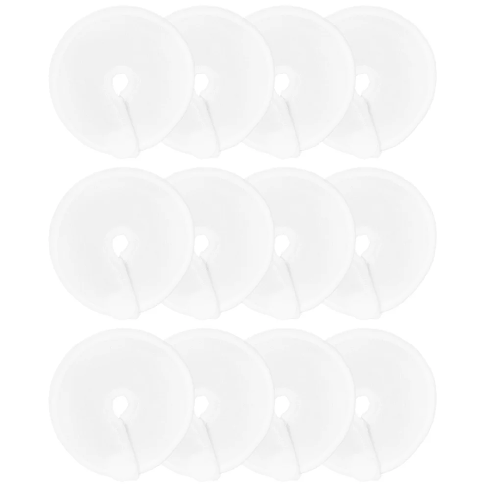 12Pcs G 모양 튜브 패드 대나무 섬유 부드러운 3 층 보호 커버 간호 용품 아기 수유 튜브 쿠션 재사용 가능