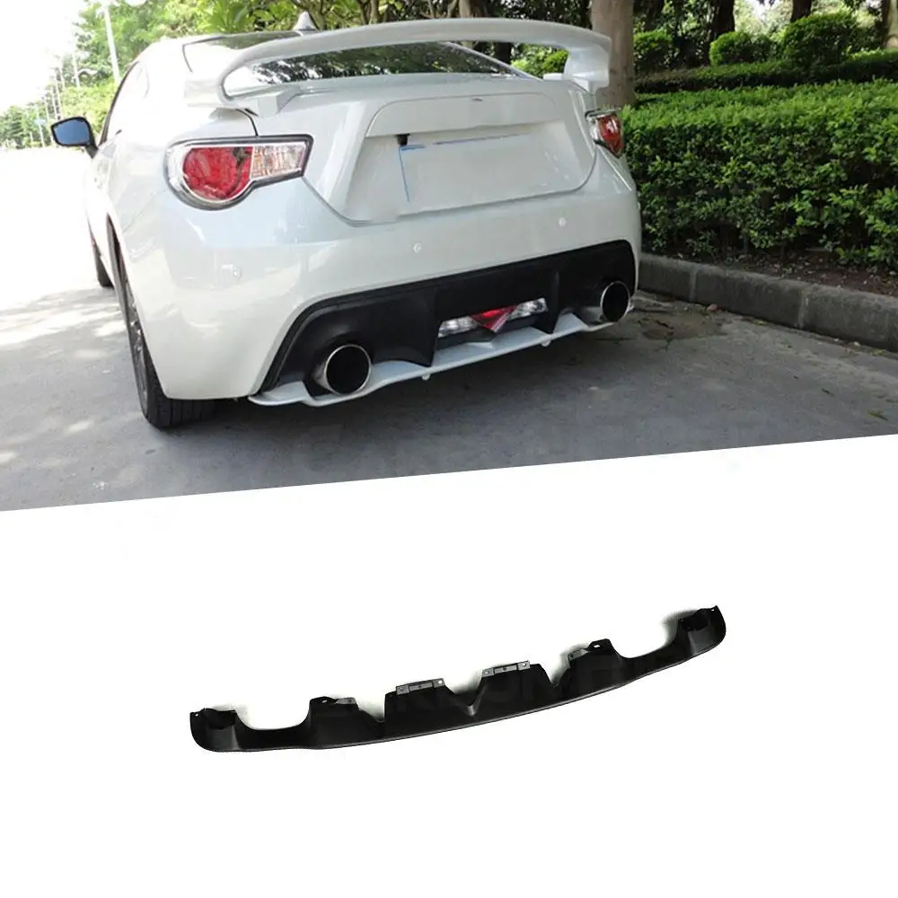 Bodykit Car Carbon Fiber Rear Diffuser Lip Spoiler for Toyota GT86 for Subaru BRZ 2014-2016 J Style FRP