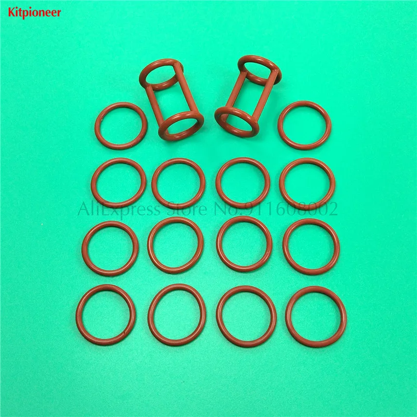 

16 Pieces Red Circle Small Sealing Rings Gaskets Combination Accessories Fittings Of Valve Rods ZM / MK Soft Ice Cream Machines