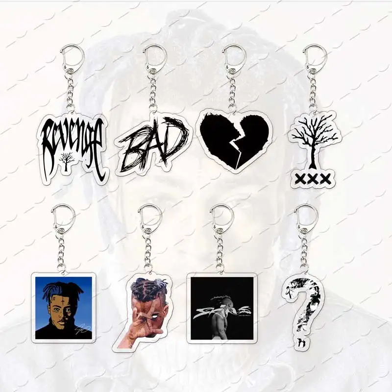 Singer Xxxtentacion Keychain Accessories Charms Acrylic Florida