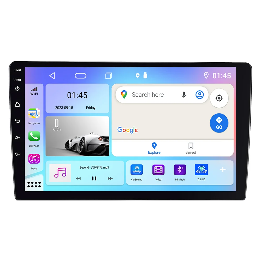 Reproductores Para Coches for Toyo.ta Land Cruiser Prado 150 2018 Android Autoradio 8Core 4G RDS Carplay