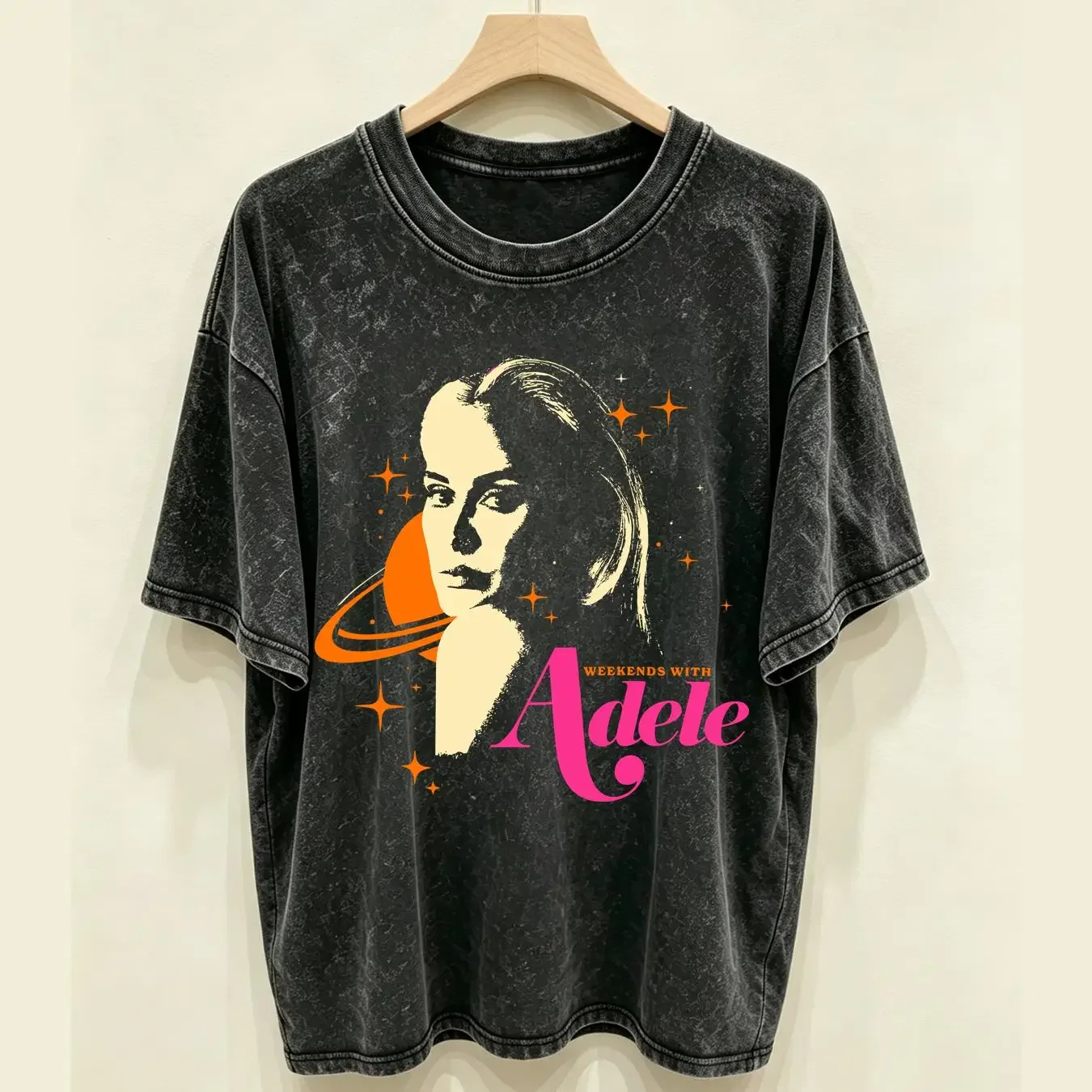 washed T Shirt Weekends With Adele Sm Las Vegas Caesars Residency Official Merch vintage Washed Comfortable Stylish