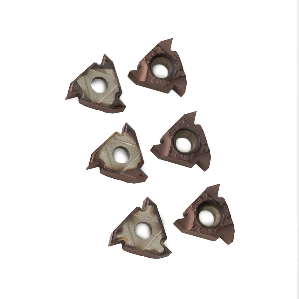 حزمة كربيد إدراج مجموعة أدوات 10 قطعة 10 قطعة 16IR AG60 CNC كربيد إدراج قطع عدة مخرطة المعادن تحول #4