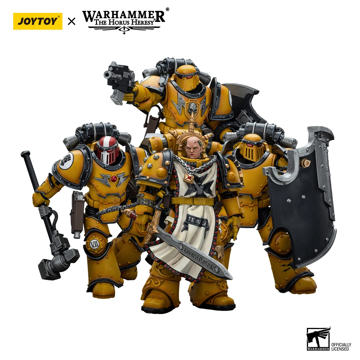 JOYTOY Warhammer 40k 1/18 Action Figures Anime 12cm Imperial Fists Mklll Breacher Legionaries Collection Model Toys