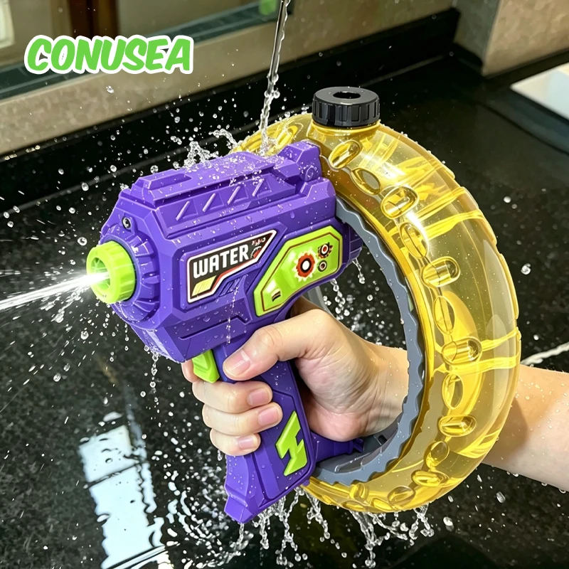 Powerful Water Gun Electric WaterGun Automatic Guns Pistol Watergun 500ML Large Capacity Pool Games Outdoor Water Play Supplies