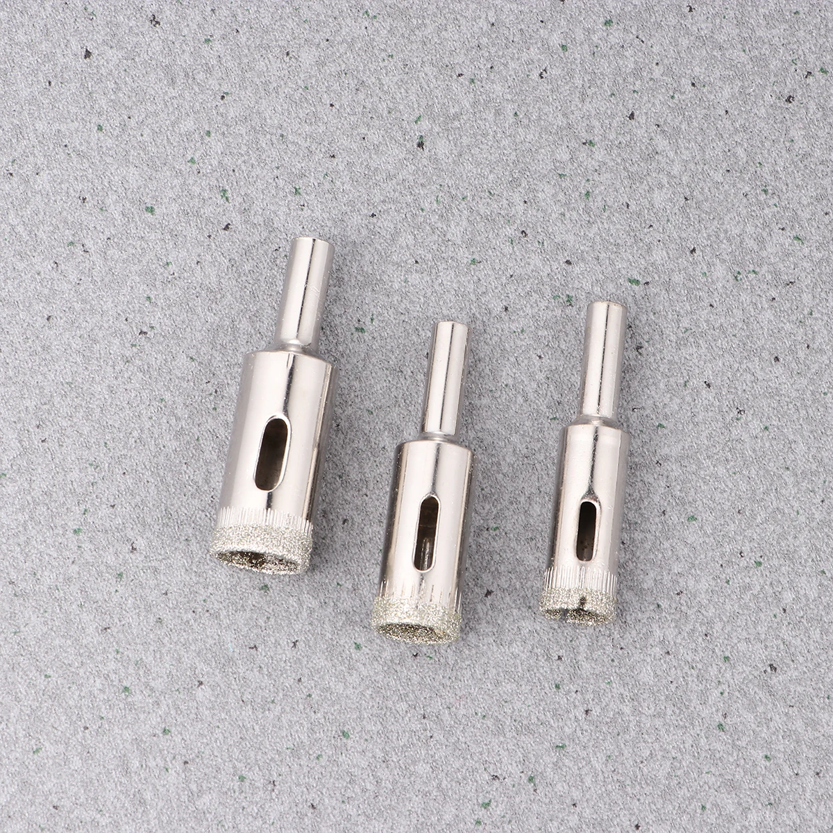 

1Set Diamond Coated Core Drill Bit Set Glass Tile Marble Ceramic Hole Drilling Bit Kit Multi-Use Home Studio Silver