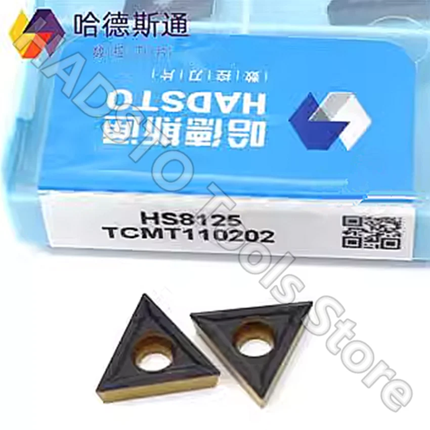 

Твердосплавные пластины с ЧПУ TCMT110202 HS8125 TCMT110202 TCMT1102 TCMT11 HADSTO, Токарные пластины для стали, 10 шт./коробка