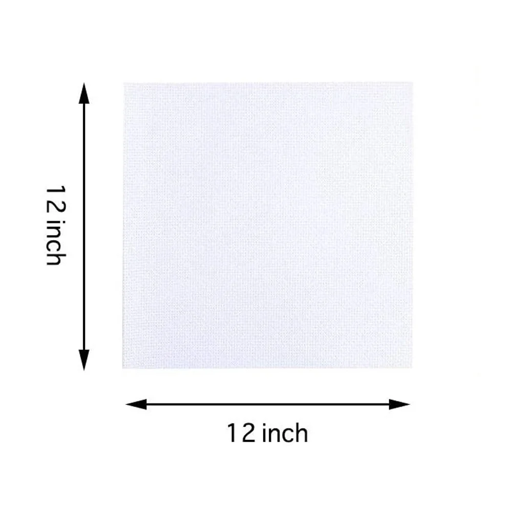 1Pcs Cross Stitch Fabric Grid Embroidery Fabric Grid 14CT 11CT Cross Stitch Fabric Grid DIY Green Cotton Fabric