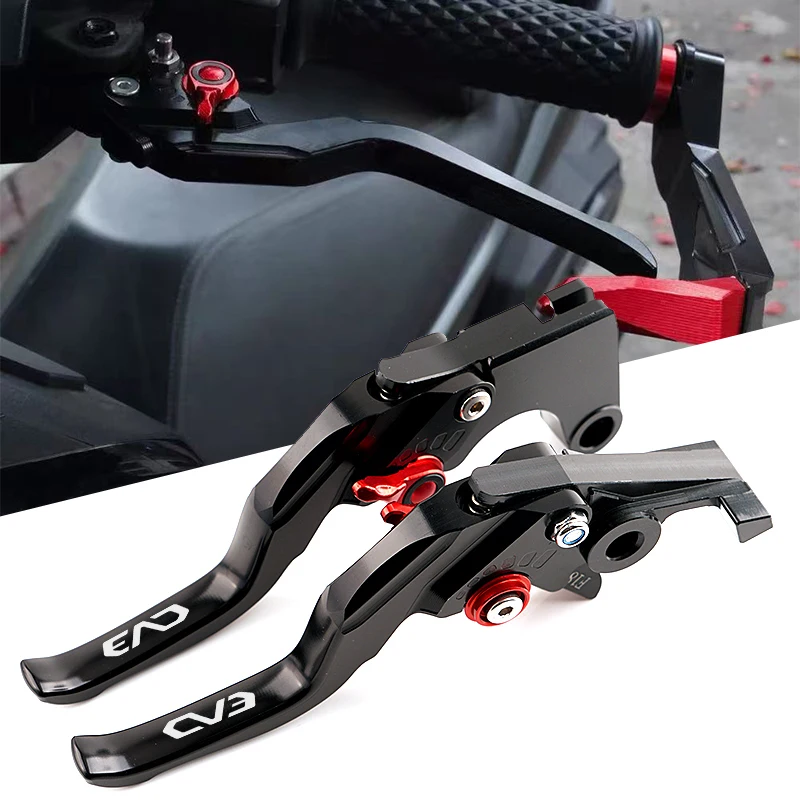 

2025 Brake Clutch Lever Motorcycle CNC Adjustable Brake Clutch Levers For KYMCO CV3 550 550CC 550i CV3 2022-2026+ Accessories