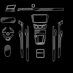 Car Interior Sticker Central Control Panel Gear Door Air Panel Cover For VOLKSWAGEN VW CC arteon Transparent Film Strips