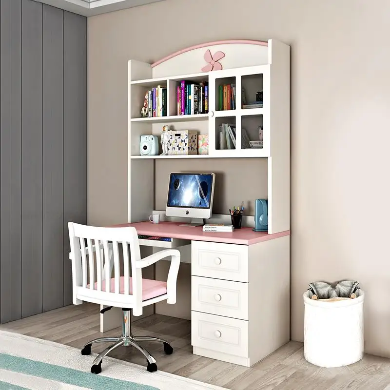 Koreaanse Stijl Kinderen Stapelbed Stapelbed Meisje Prinses Bed Met Bureau Garderobe Kinderkamer Meubels Combinatie set