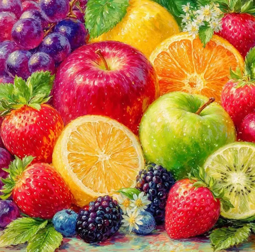 

9ct 75x75 см фрукты вышивка DIY печатный набор нитки для вышивки крестом наборы для рукоделия домашний декор поделки с иглами