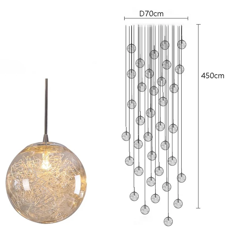 Moderne eetkamer Hanglampen binnenverlichting Plafondlamp hanglamp led kroonluchter decoratieve binnenverlichting - afbeelding 1