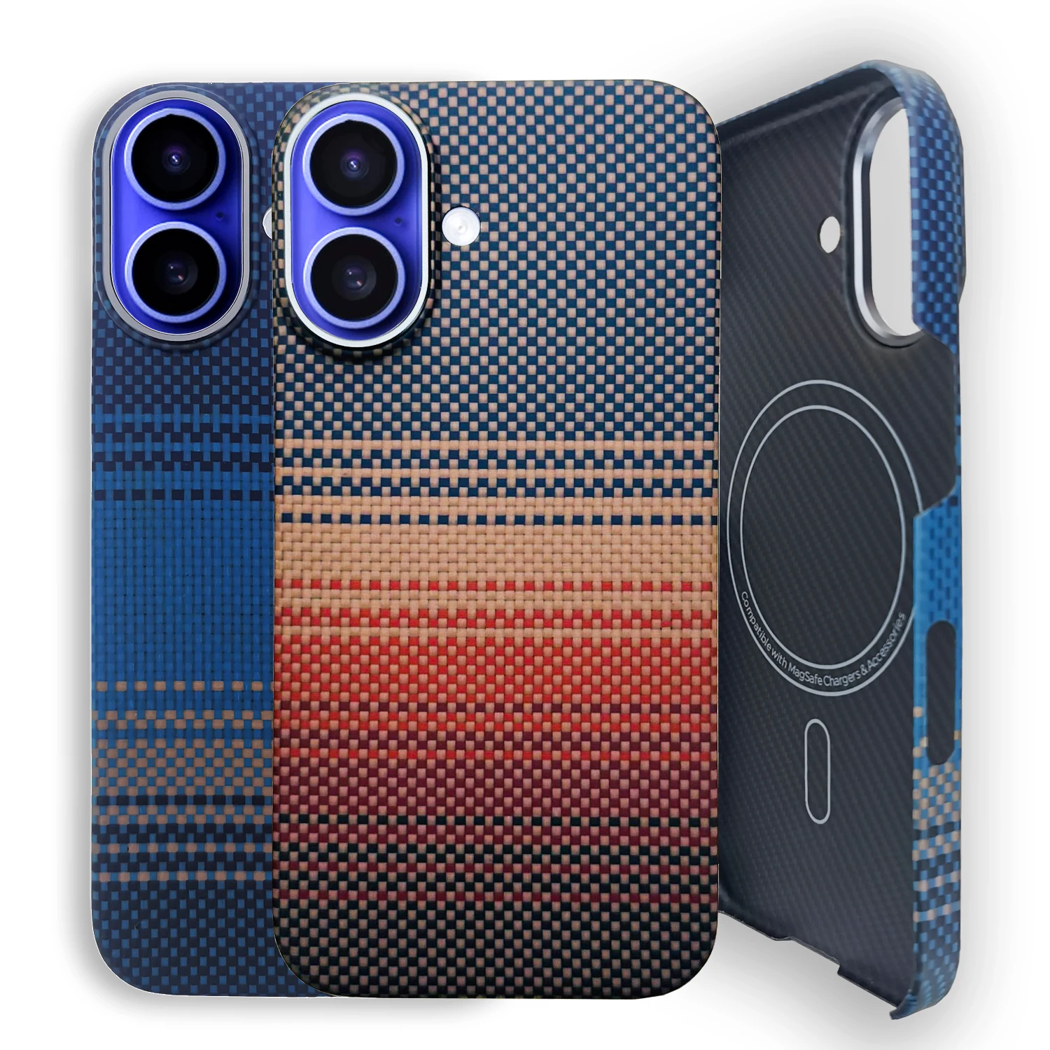 

Чехол из настоящего чистого углеродного волокна, легкий чехол из арамидного волокна для IPhone 16 Plus, ультратонкий чехол, совместимый с MagSafe